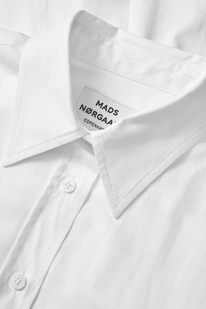 Mini Oxford Shady Shirt - Snow White - Mads Nørgaard