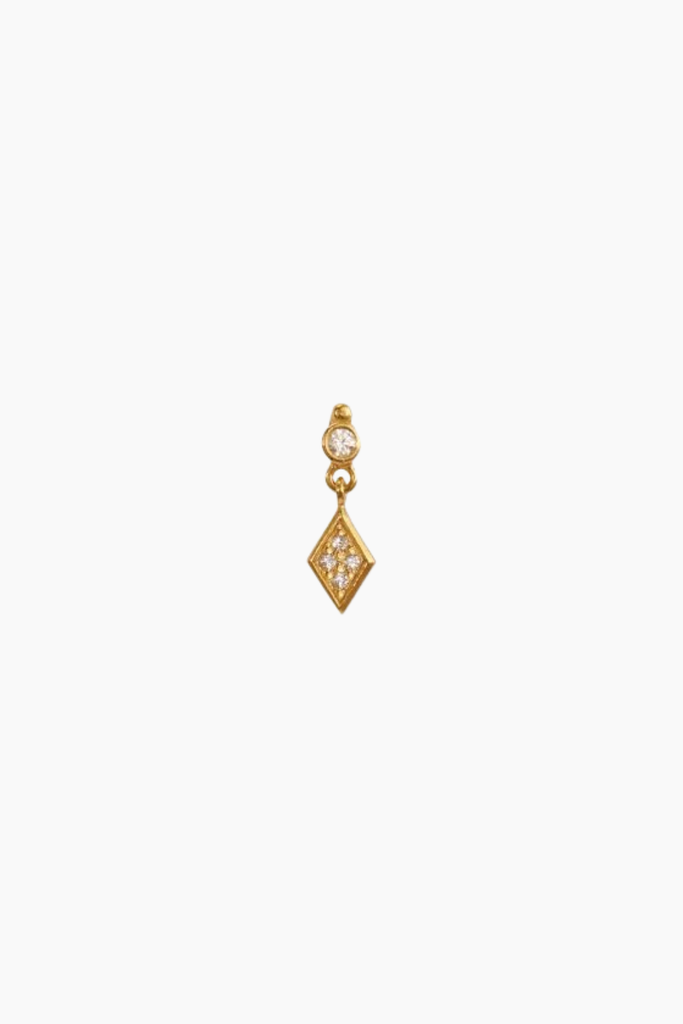 Miss Princess Earring With Harlekin - Gold - Stine A