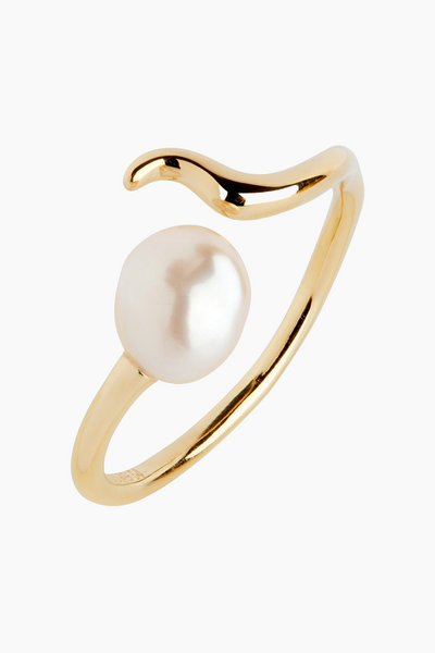 Moonshine Ring - Goldplated Silver - Maria Black