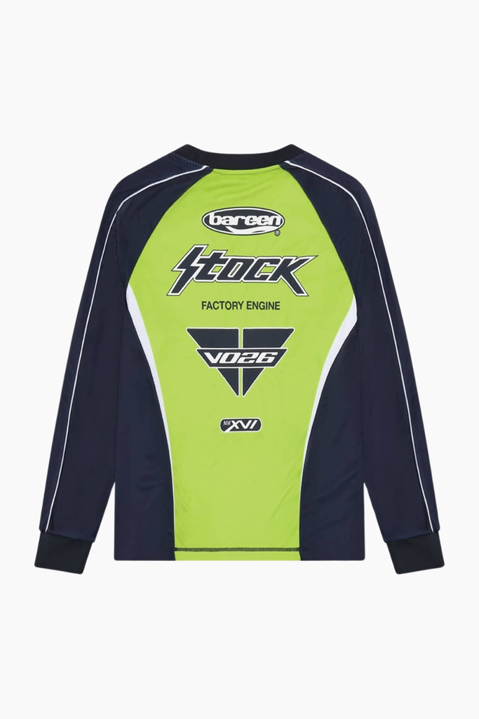 Moto Longsleeve - Lime - bareen