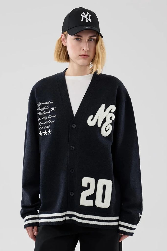 NEW ERA CARDIGAN - Navy - New Era
