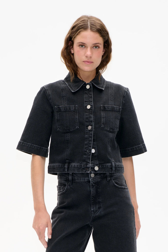 NO 05 Shirt - Black Washed Denim - Baum und Pferdgarten