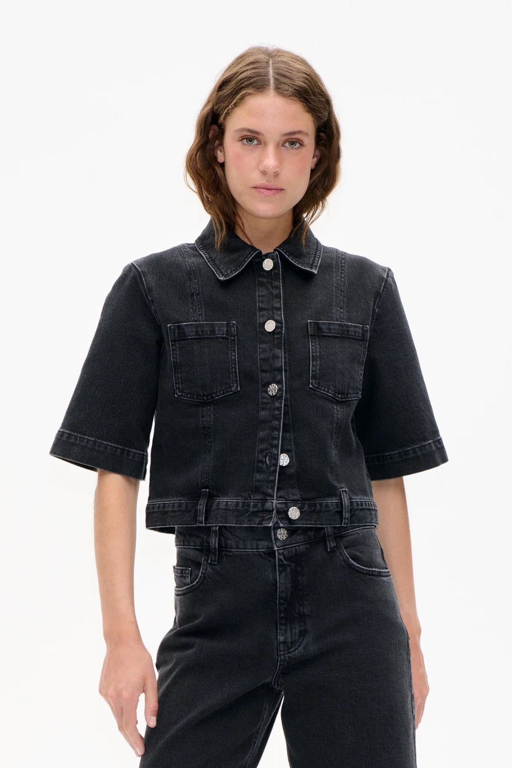 NO 05 Shirt - Black Washed Denim - Baum und Pferdgarten