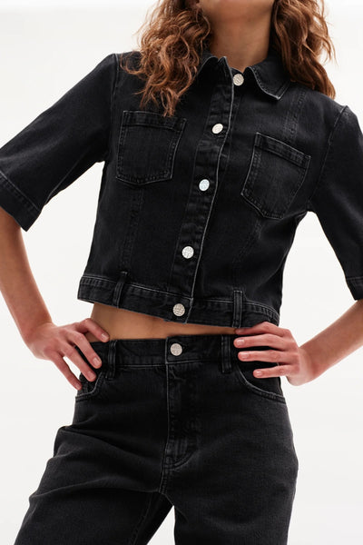 NO 05 Shirt - Black Washed Denim - Baum und Pferdgarten