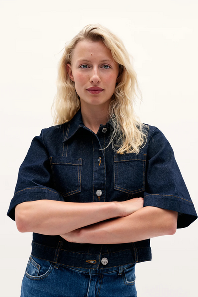 NO 05 Shirt - Dark Blue Rinse - Baum und Pferdgarten