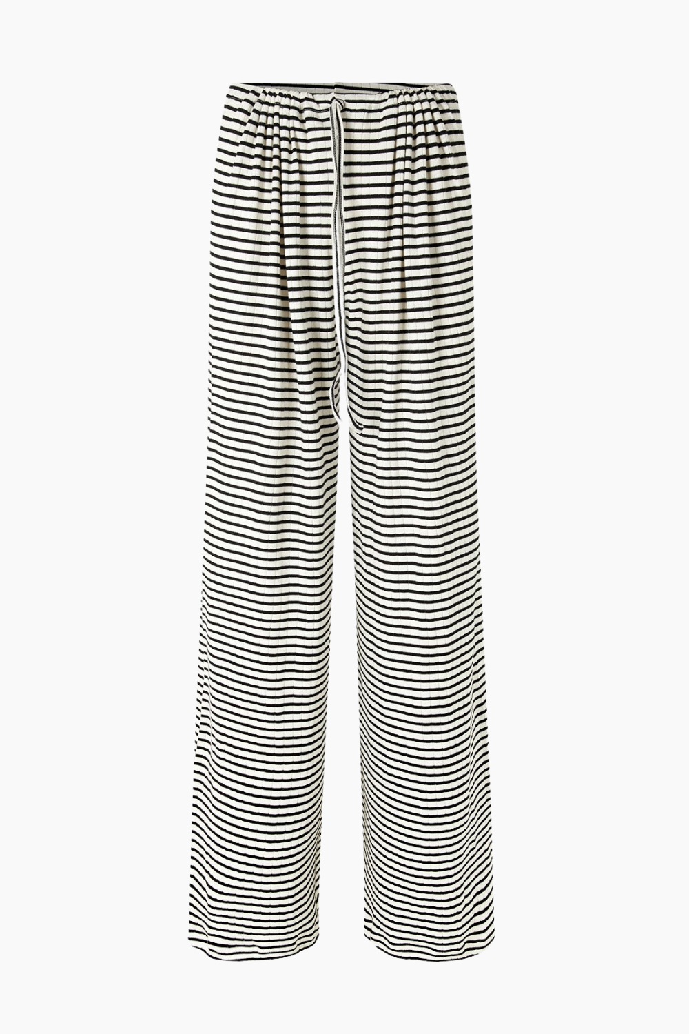 NPS Nova Pants Stripes - Ecru/Black - Nørgaard på Strøget