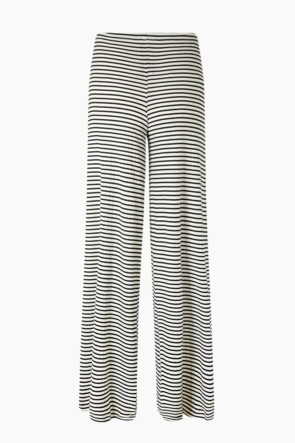NPS Nova Pants Stripes - Ecru/Black - Nørgaard på Strøget