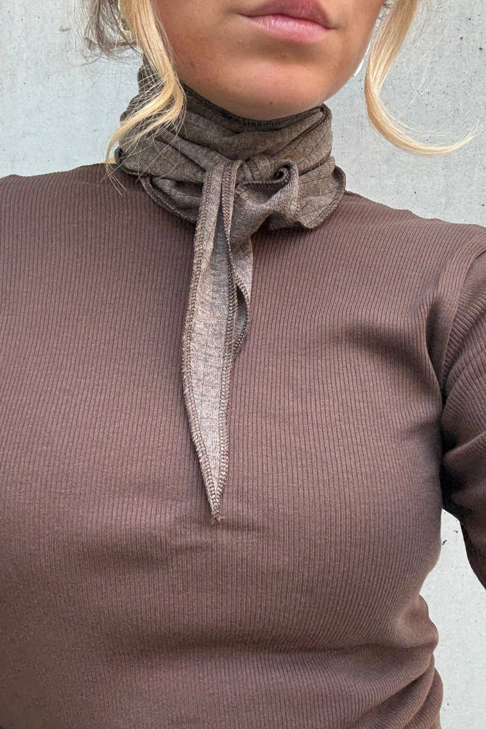 NPS Scarf Triangle Wool - Brown - Nørgaard på Strøget