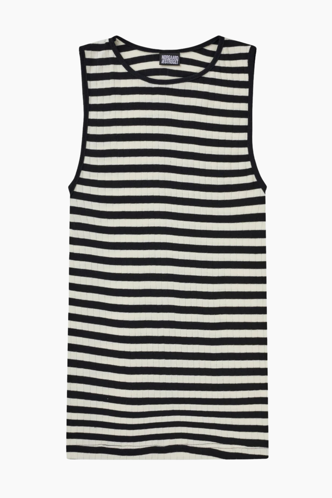 NPS Tank Top Broadway - Black/Ecru - Nørgaard på Strøget