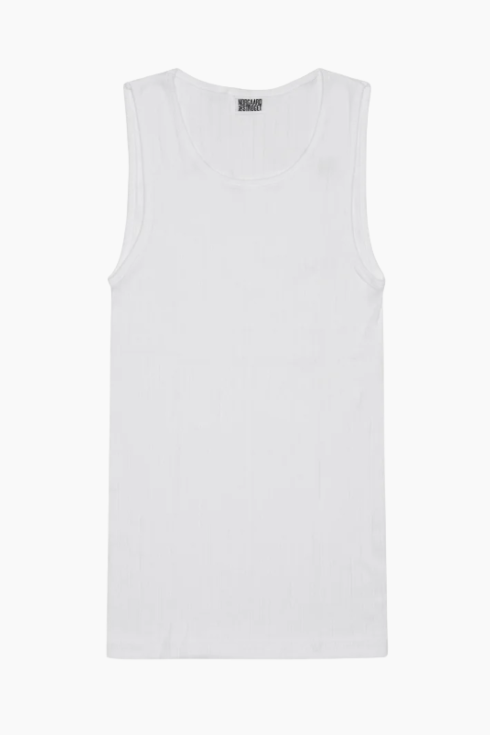 NPS Tank Top Solid Color - White - Nørgaard på Strøget