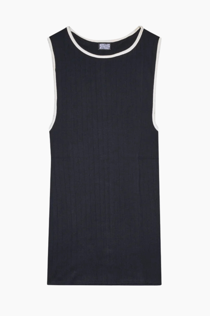 NPS Tank Top Kontrast - Black/Ecru - Nørgaard på Strøget