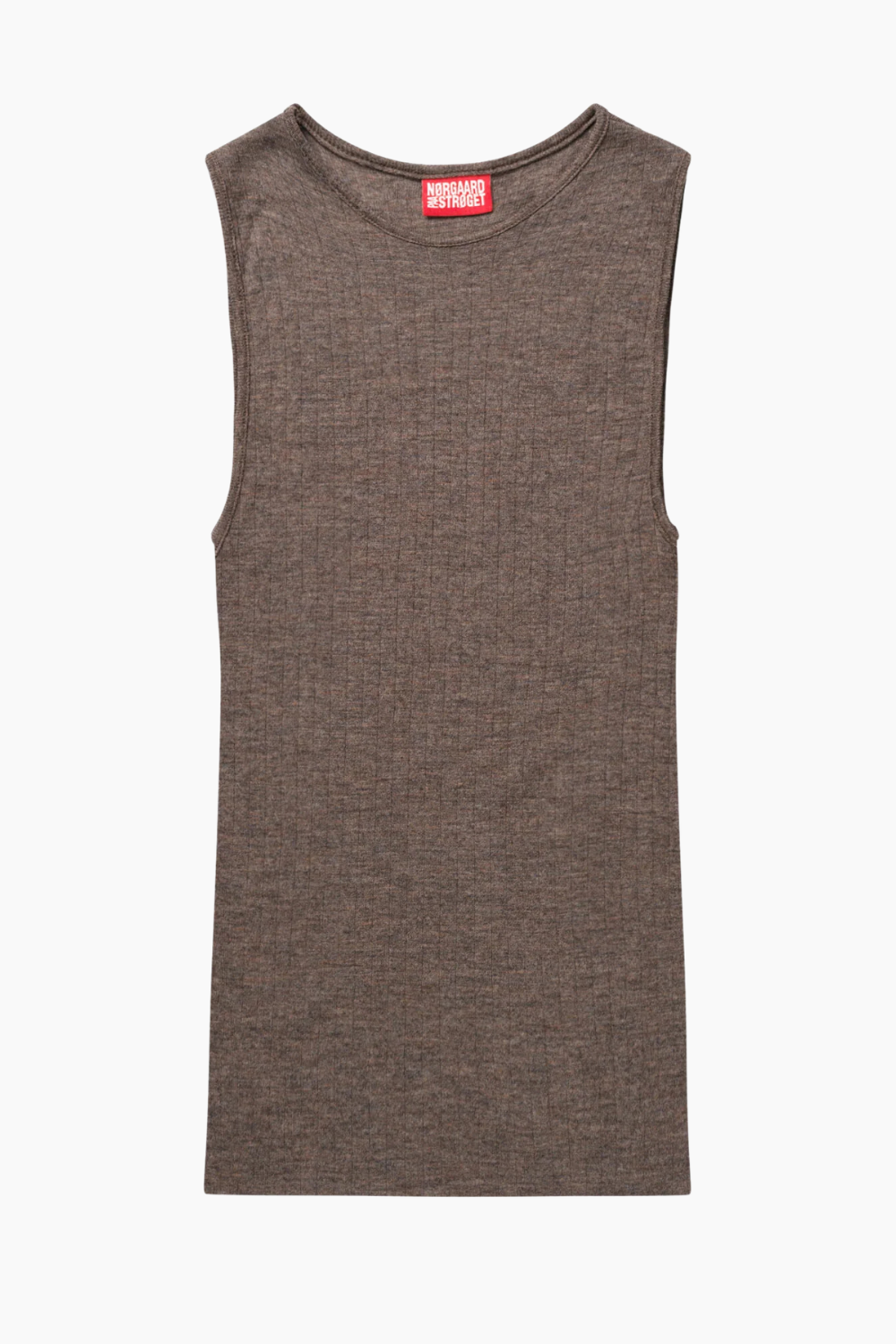 NPS Tank Top Wool - Brown - Nørgaard på Strøget
