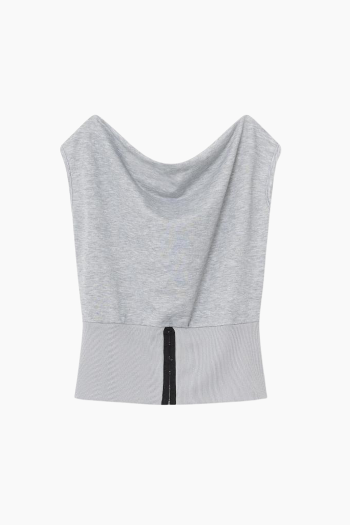 NaomiRS Top - Light Grey Melange - Résumé