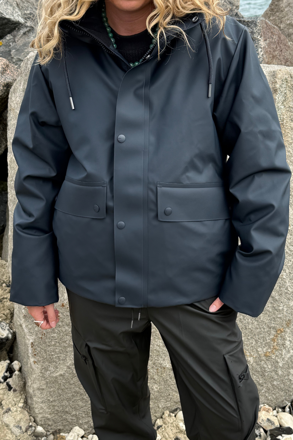 Nome Short W Parka W3T3 - Navy - Rains