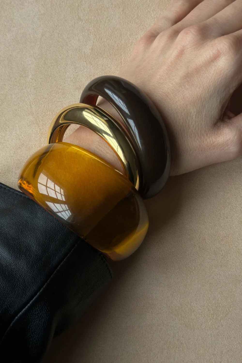 Novie Bracelet - Clear Mocca - Pico