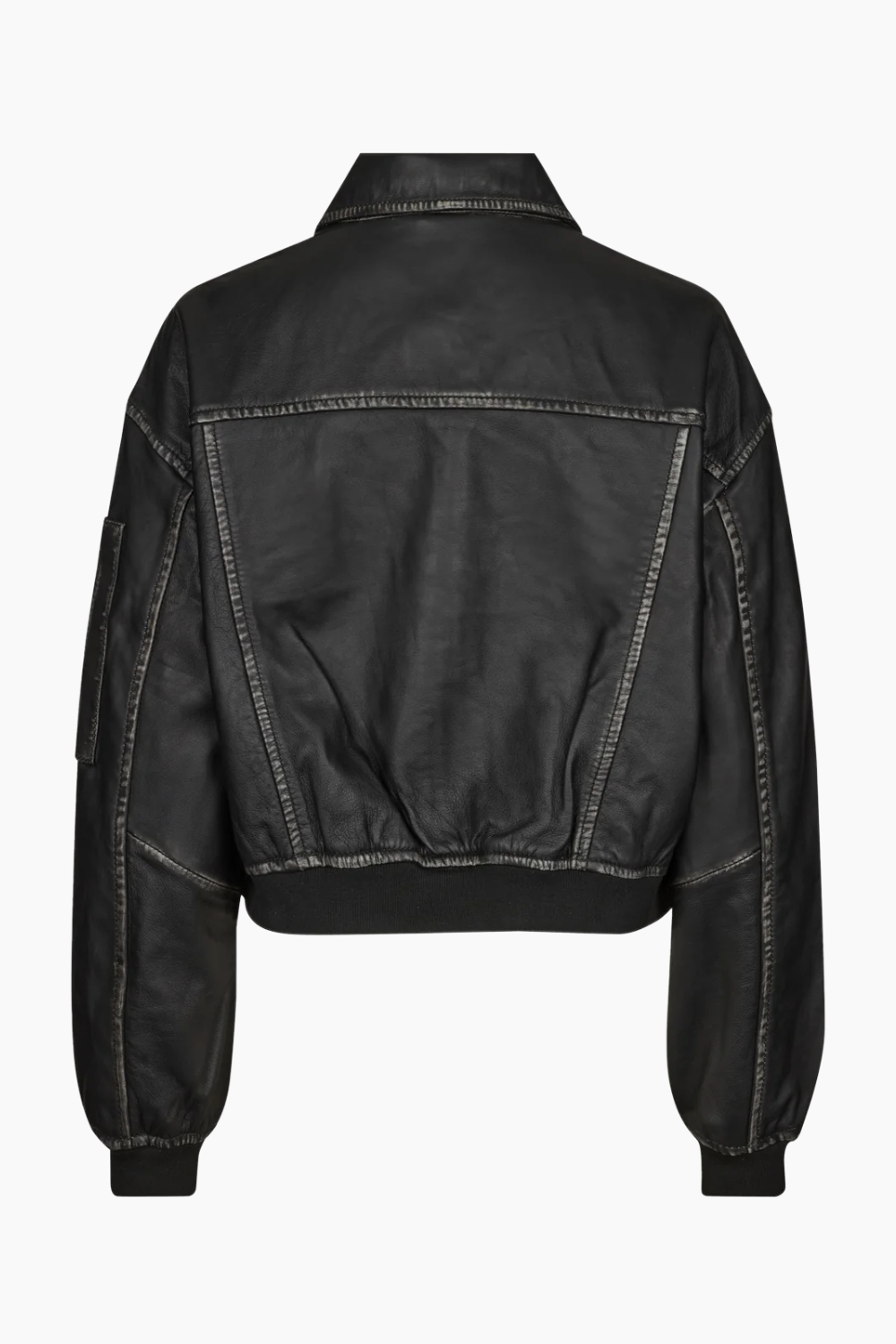 OSRocker Leather Bomber - Dark Oak - Oval Square