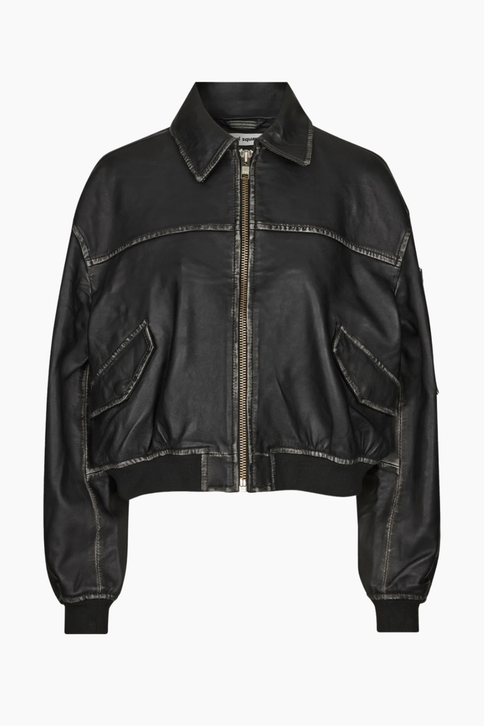 OSRocker Leather Bomber - Dark Oak - Oval Square