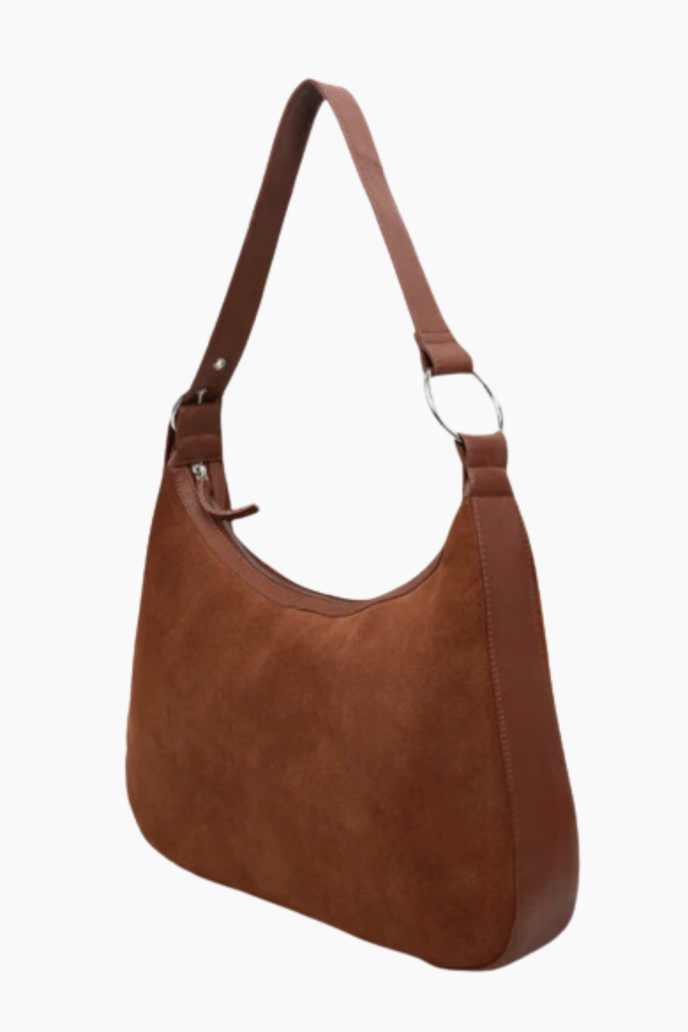 Oda Crossbody Bag - Brown Suede - Silfen Studio