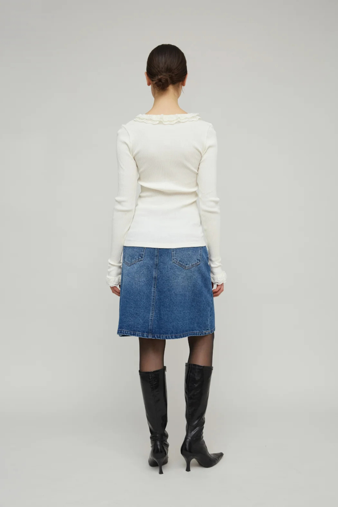 Cecilia Seamless Cardigan - Pristine - OpéraSPORT
