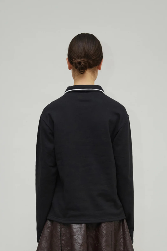 Nico Unisex Polo Sweater - Black/brown - OpéraSPORT