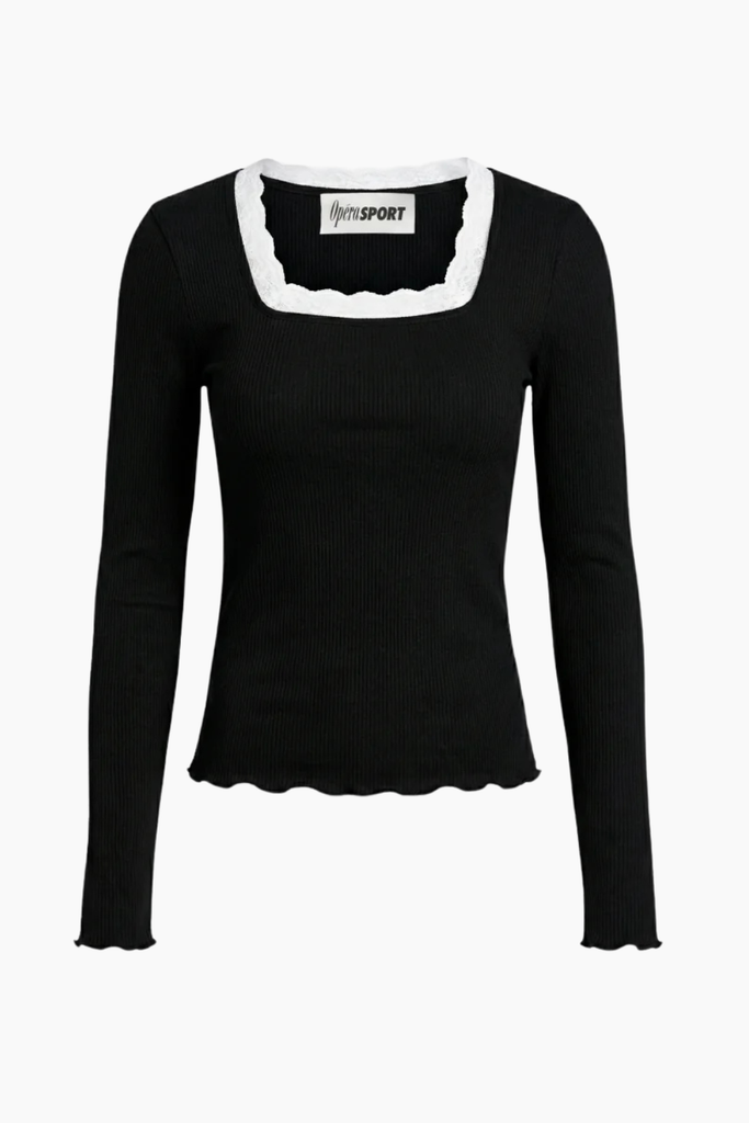 Rosella Seamless Top - Black - OpéraSPORT