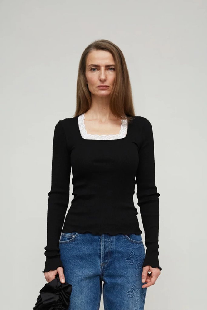 Rosella Seamless Top - Black - OpéraSPORT