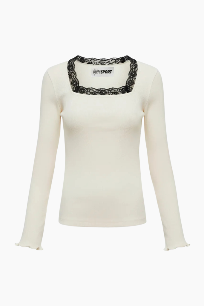 Rosella Seamless Top - Pristine - OpéraSPORT