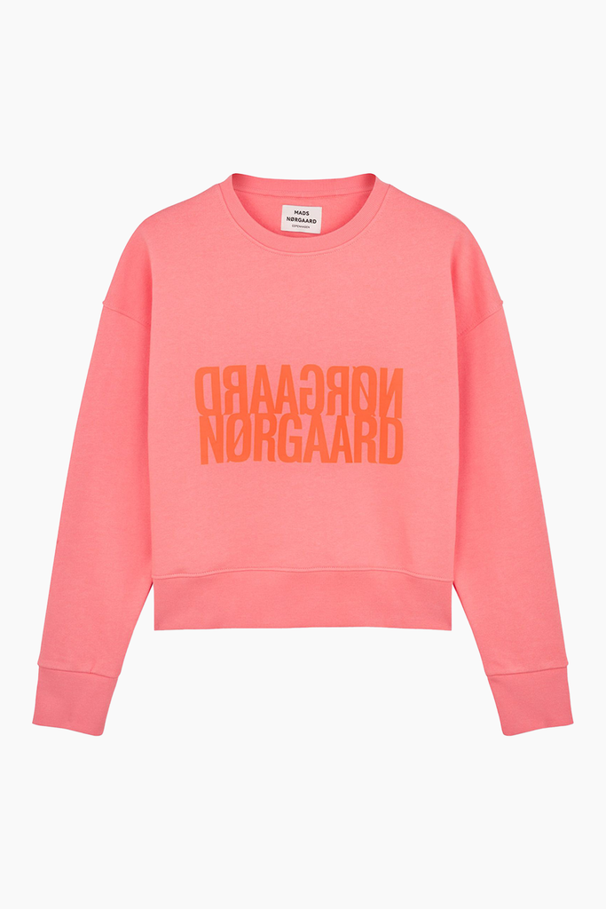 Organic Sweat Tilvina Sweatshirt - Shell Pink - Mads Nørgaard