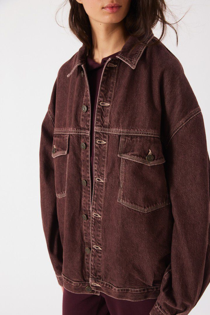 Oshow Jacket - Raisin Grape - American Vintage