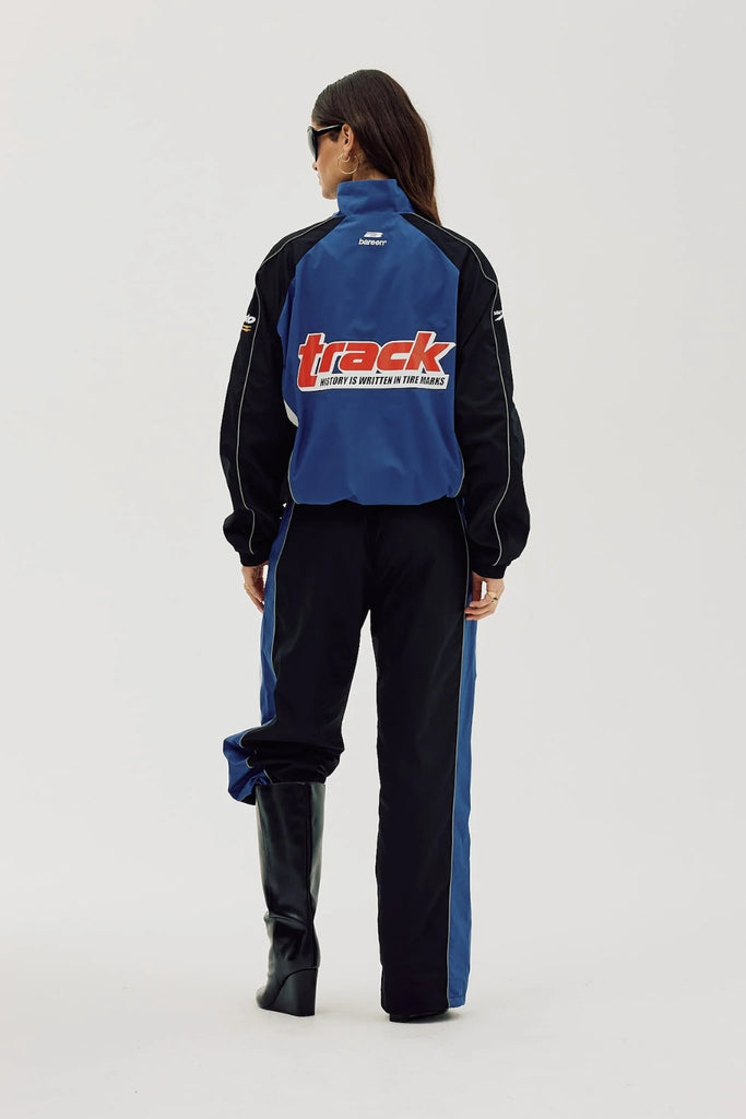 Oversize Track Pants - Cobalt Blue - bareen