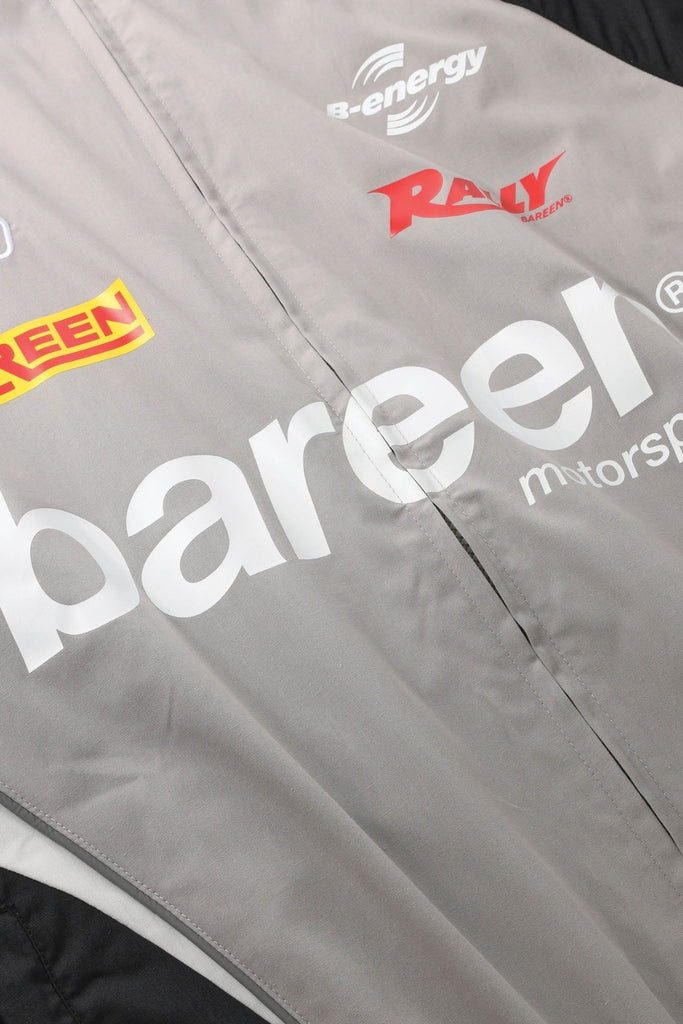 Oversize Track Jacket - Ghost Grey - bareen