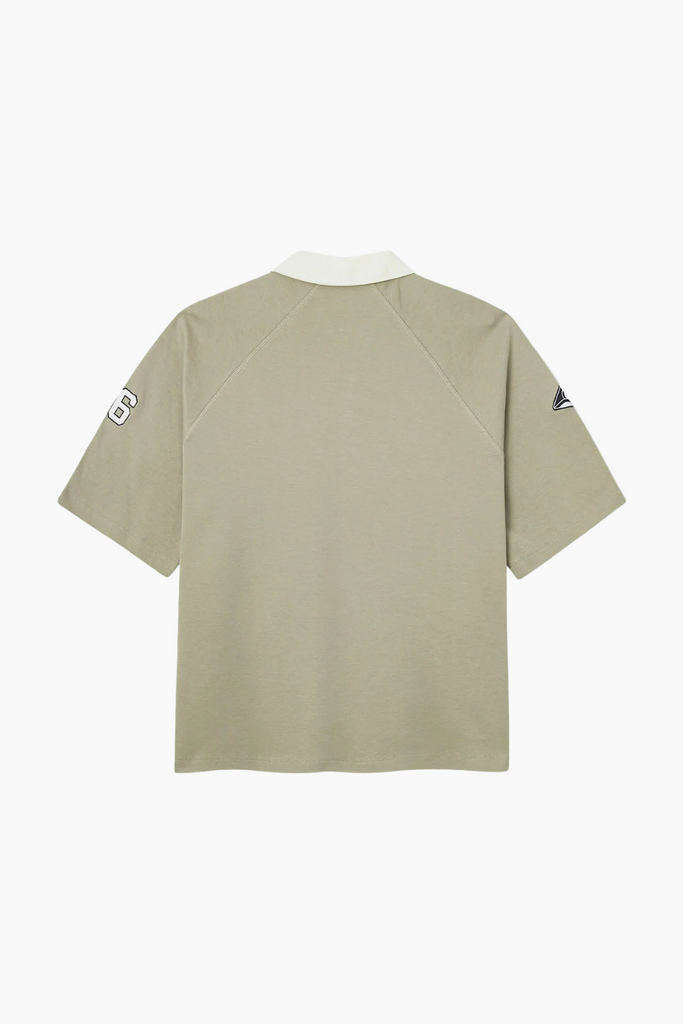 Oversized Polo Short Sleeve - Laurel Oak - bareen