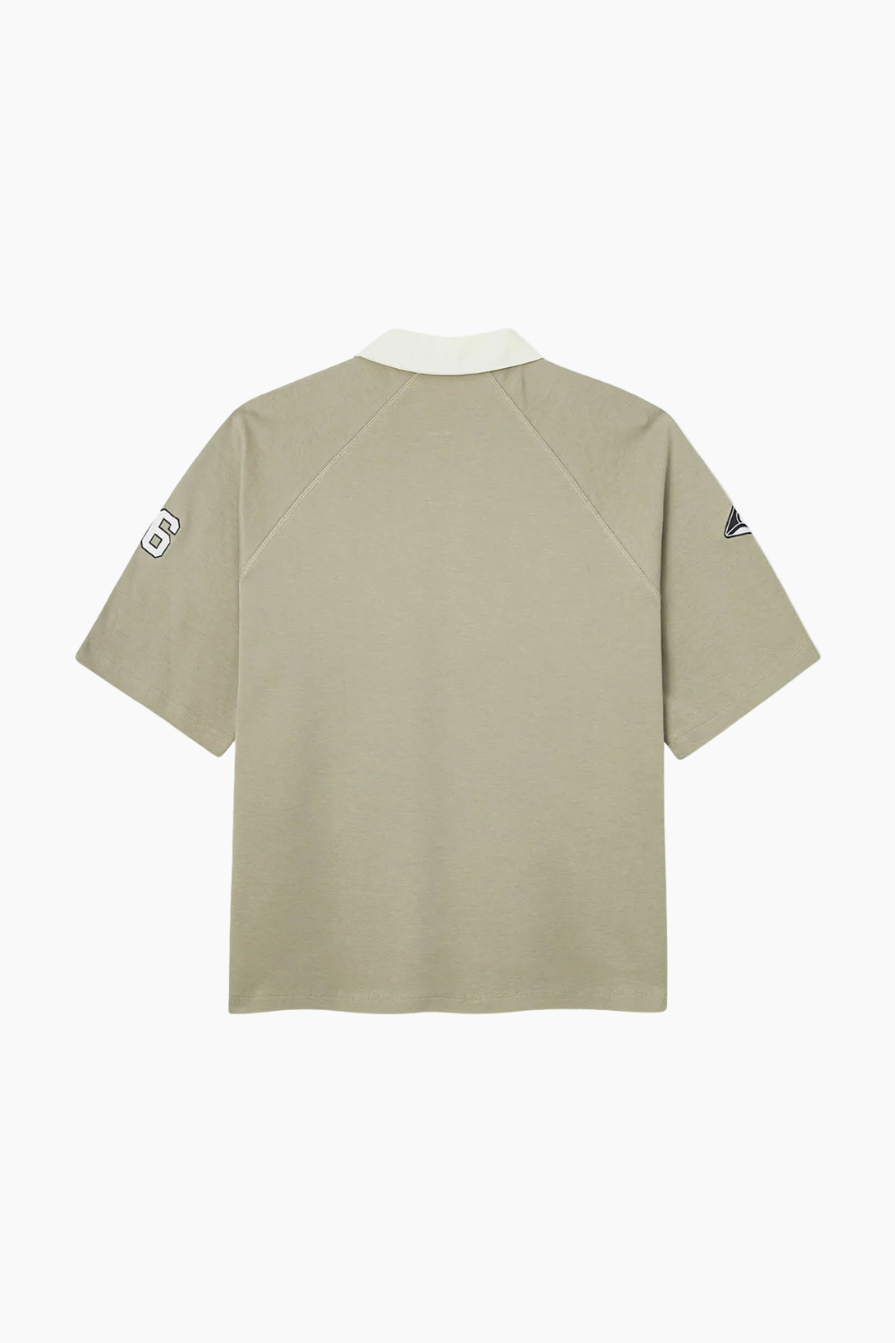 Oversized Polo Short Sleeve - Laurel Oak - bareen