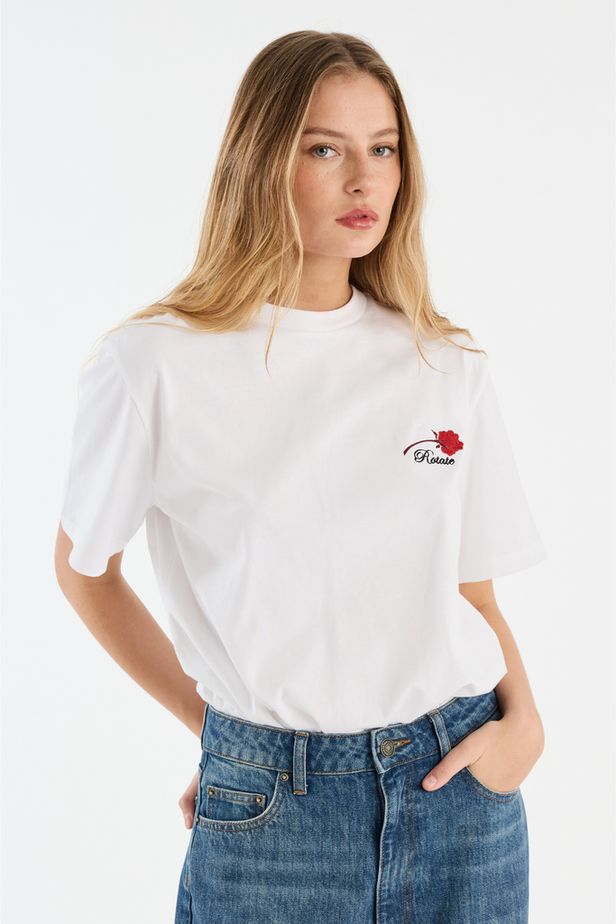 Oversized T-shirt 114722400 - Bright White - ROTATE