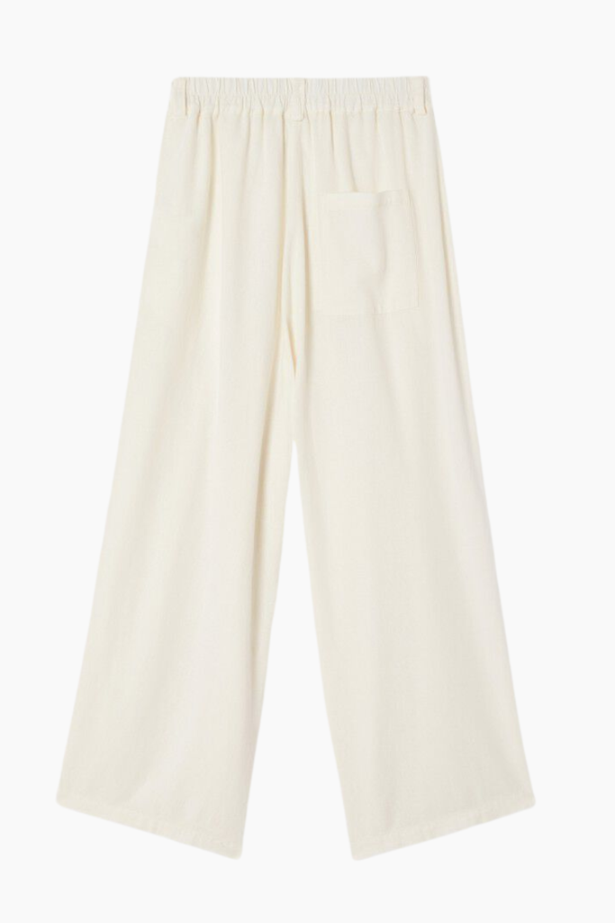 Ozutown Women’s Trousers - Nacre - American Vintage