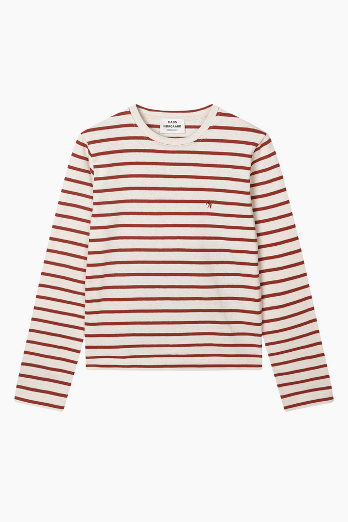 Pablo Maggie Tee LS - Vanilla Ice/Winery - Mads Nørgaard