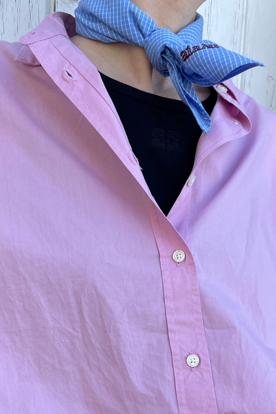 Charlie Scarf Check - Mix Blue - Aiayu