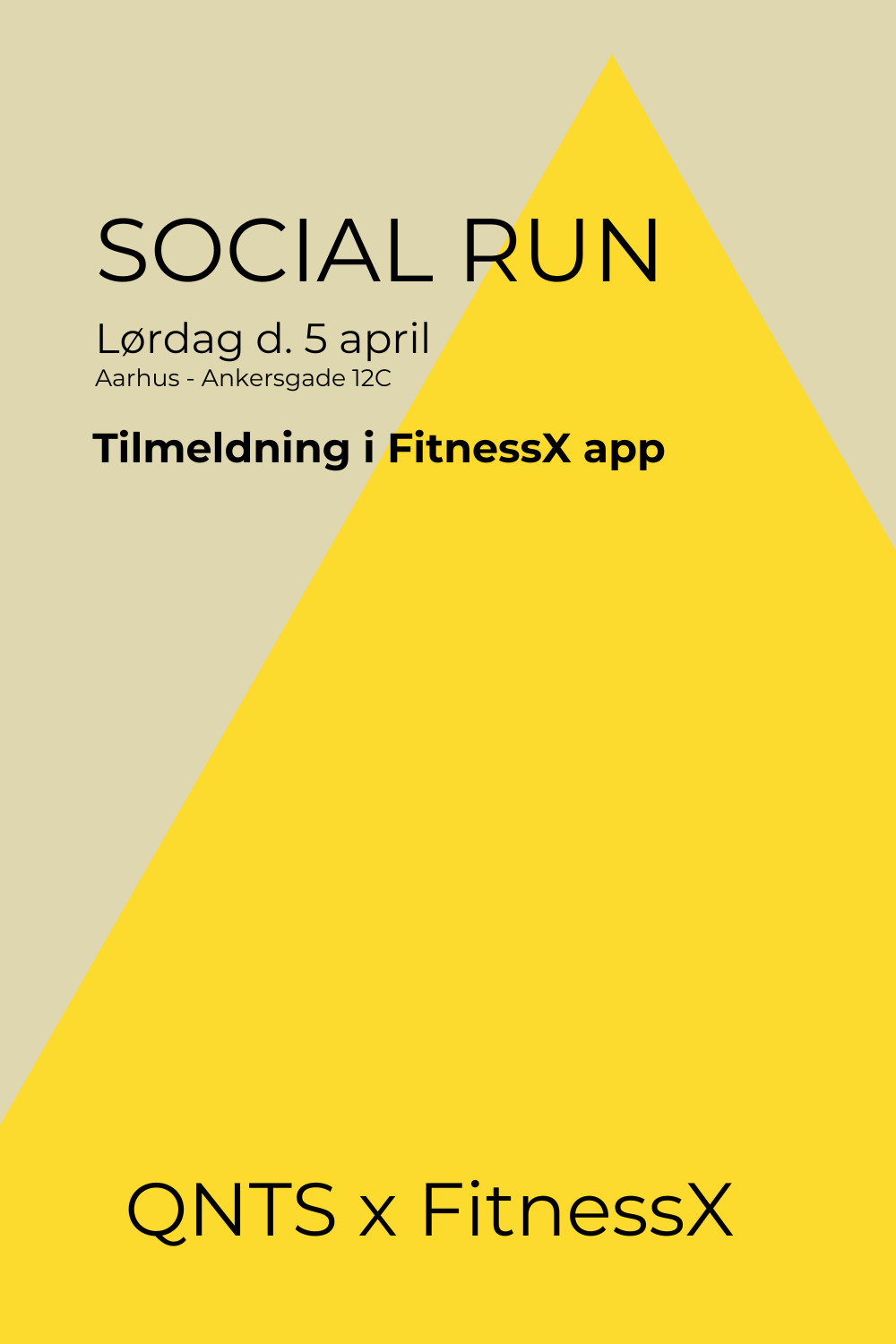 QNTS x FitnessX Social Run (QNTS fødselsdag)