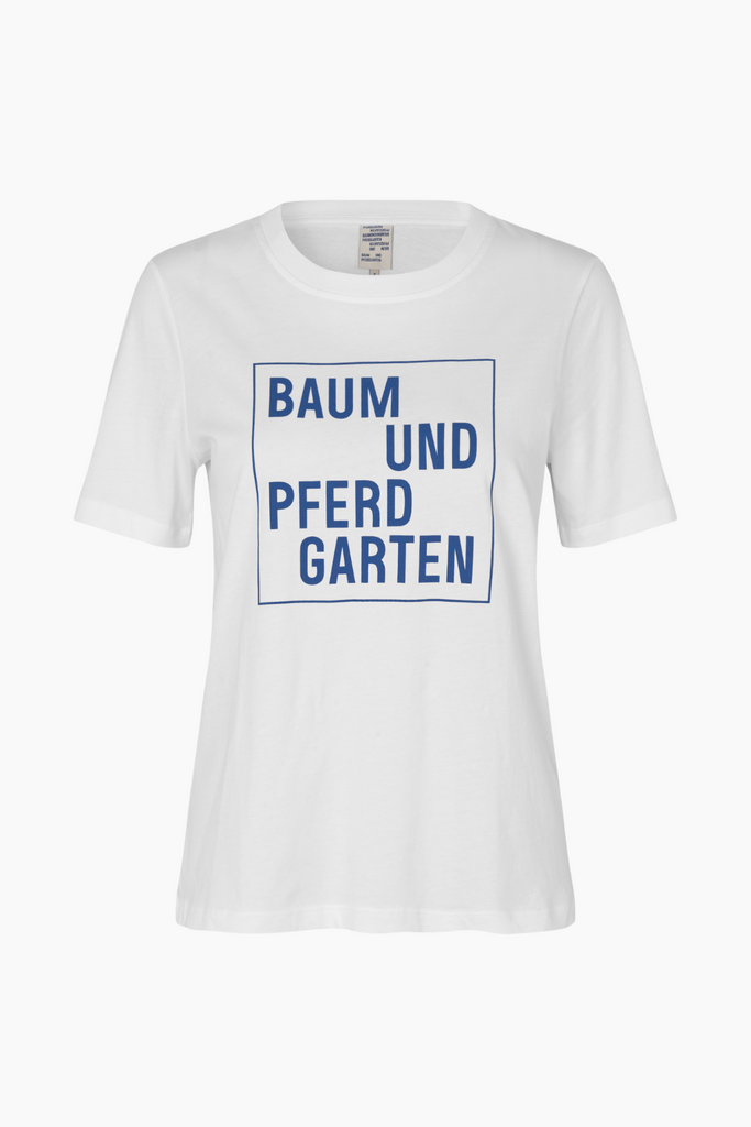 Jawo T-Shirt - Bright White Marine Logo - Baum und Pferdgarten