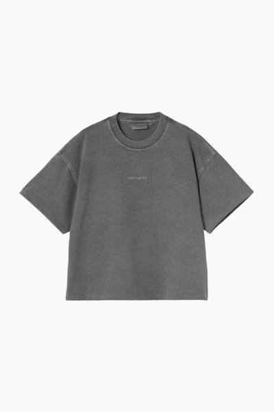 W' S/S Benton T-Shirt - Graphite Garment Dyed - Carhartt WIP