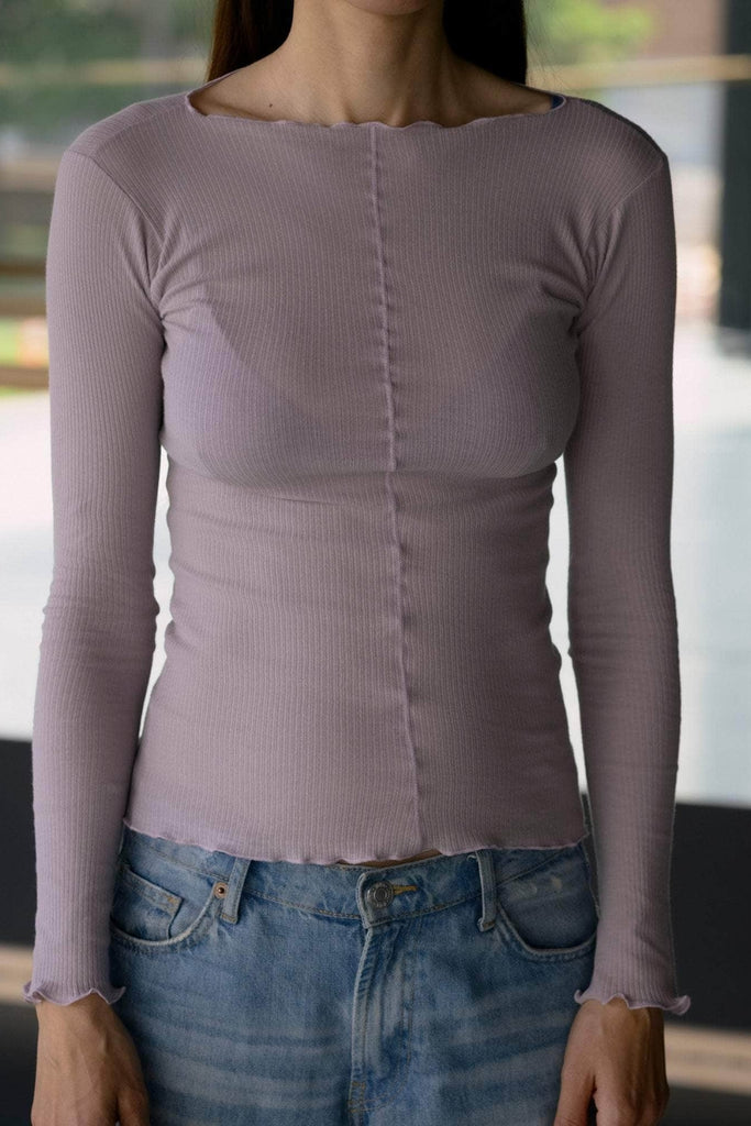 Pama Long Sleeve Tee - Verbe Purple - Baserange