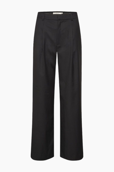 PaulaGZ MW Wide Pants - Black - Gestuz