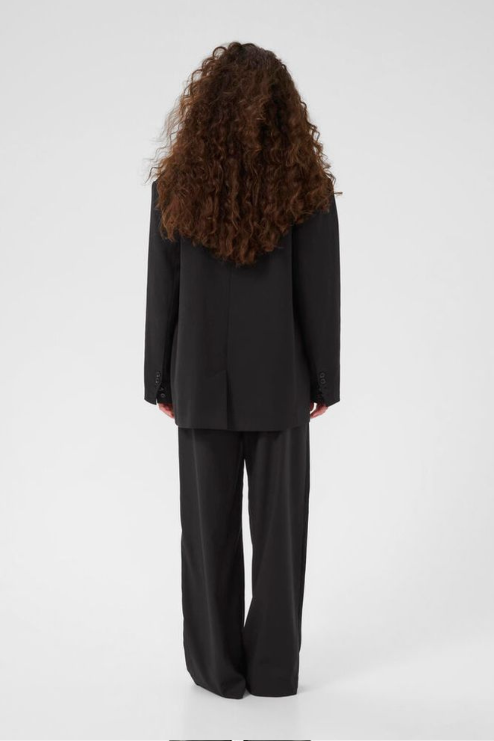 PaulaGZ MW Wide Pants - Black - Gestuz