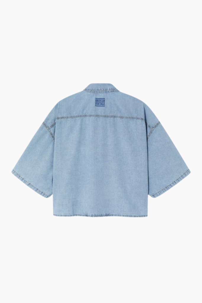 Paybou Women’s Shirt - Blue Snow - American Vintage