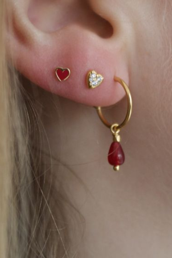 Petit J'adore Earring - Gold - Stine A