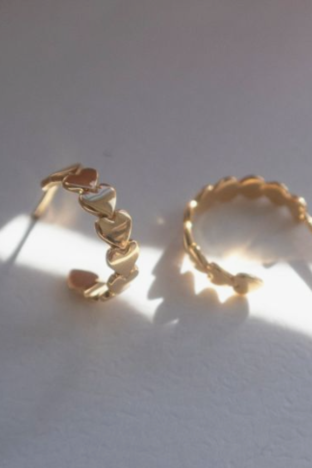 Petit Love Heart Creol - Gold - Stine A