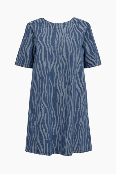 Petrinna Short Dress - Medium Blue - Moves