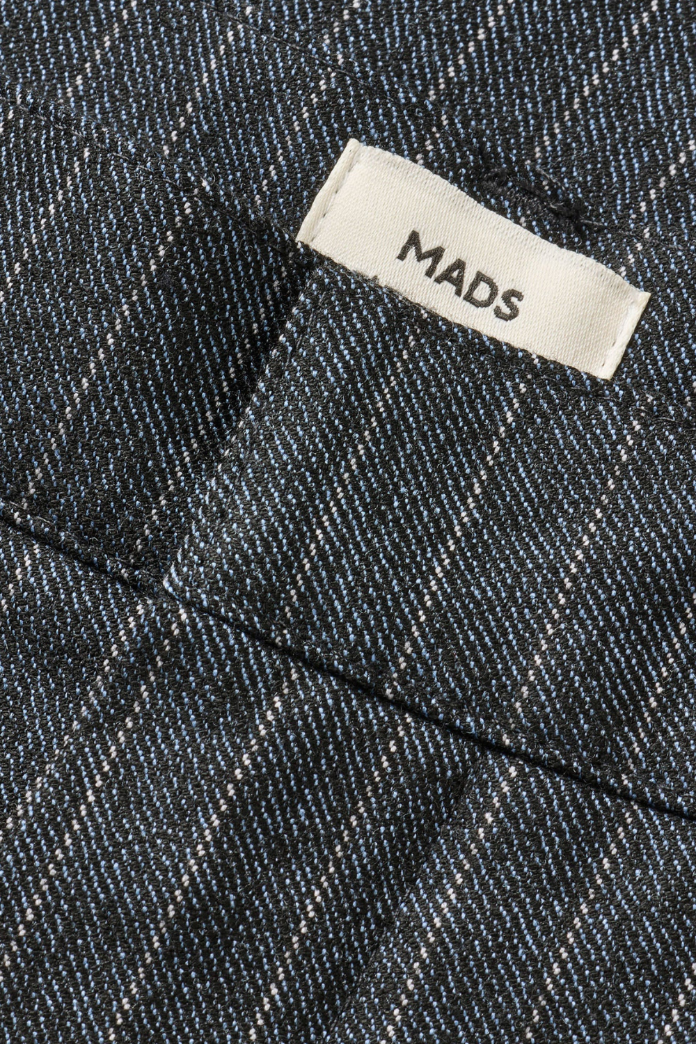 Pinstripe Melange Maria Pants - Parisian Night Melange - Mads Nørgaard-4