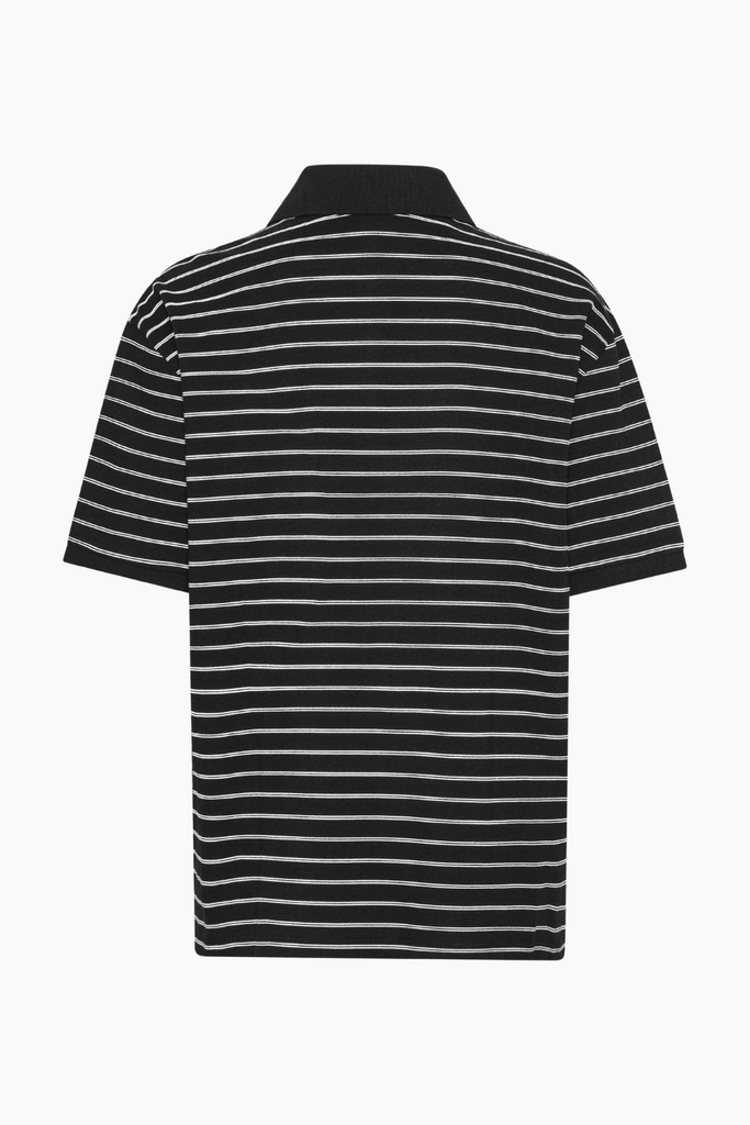 Pique Shortsleeve Polo - Black Comb - ROTATE
