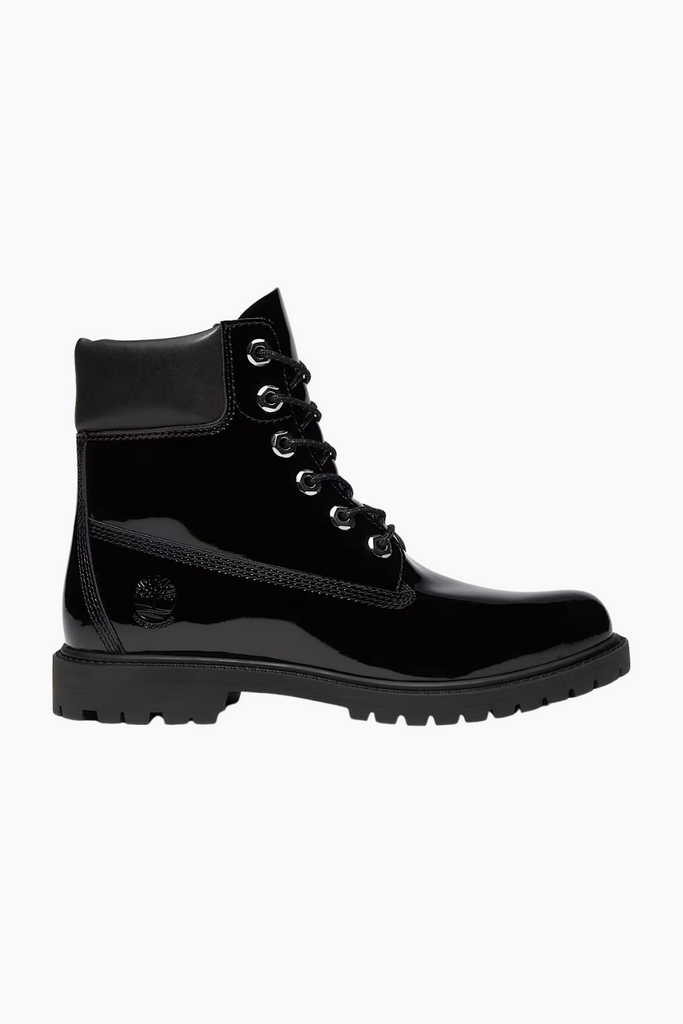 Premium 6 In Lace Waterproof Boot - Black Patent Leather - Timberland